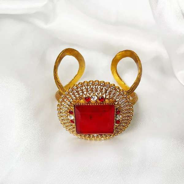 Statement Indian Bangle with Stone - Image 2
