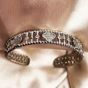 Designer Silver Plated Bangle - Image 3