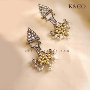 Shree Ethnic Oxidised Earrings, Multi