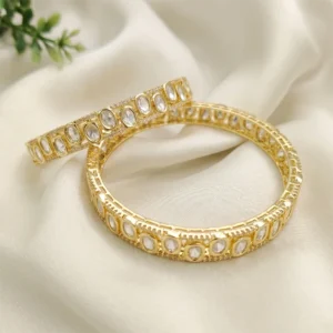 Royal Crystal Oval Kada Bangles