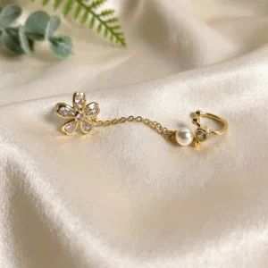 Crystal Petal Climber (Ear cuff, right)