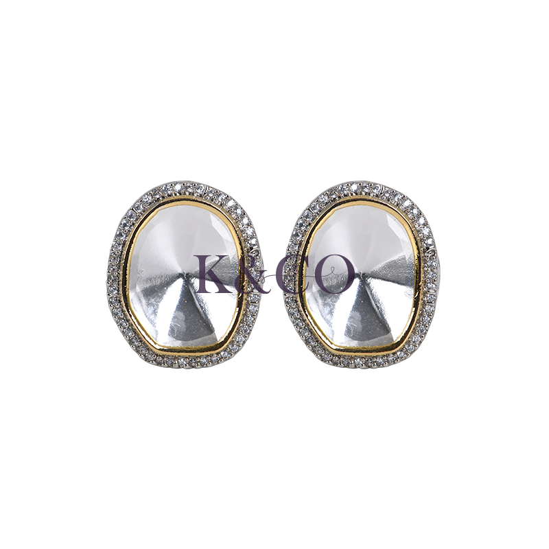 Large Kundan Studs - Image 3