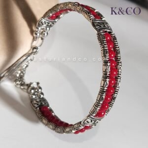 Alternative view of Stylish German Silver Bangle