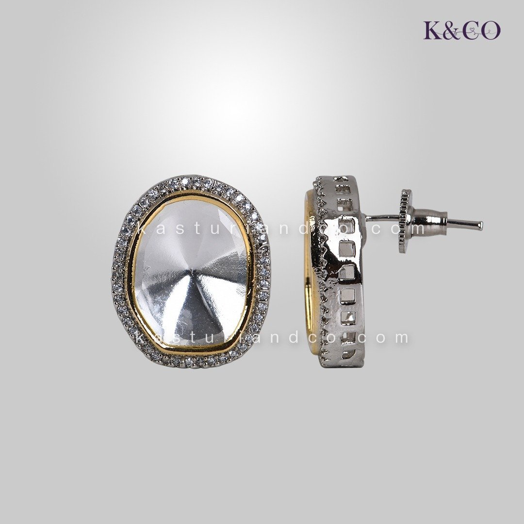 Large Kundan Studs - Image 4