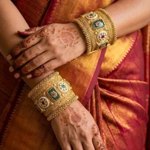 Royal Heritage Bridal Kada Bangles, Broad 2.6