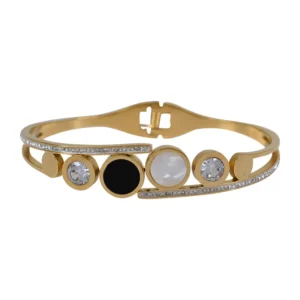 Alternative view of Gold Plated Designer Bracelets, D1