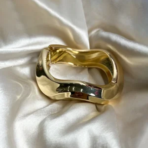 Stylish Gold Cuff Bangle – Openable
